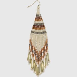 Elegant Beaded Dangle Earrings